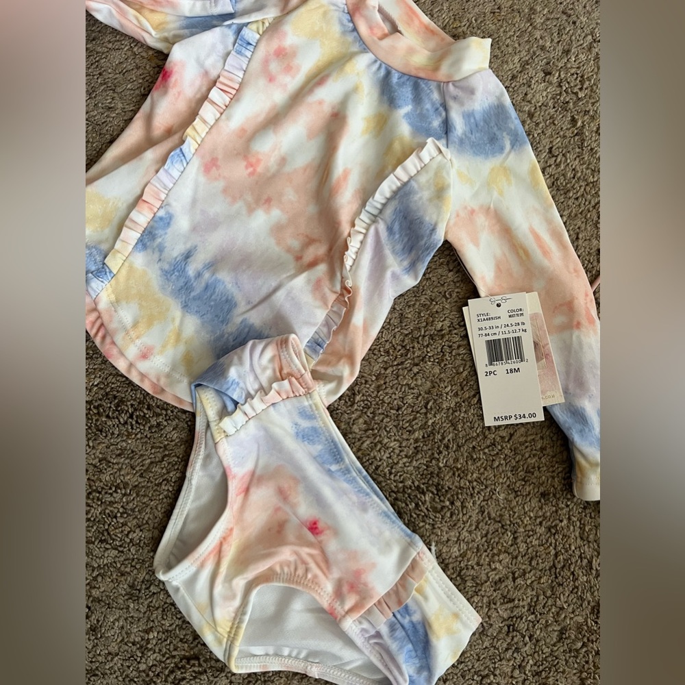 18 month swim suits girl